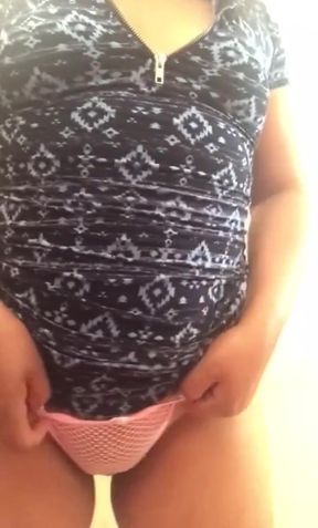 MILF in the Bathroom Masturbating with Her Dildo