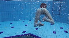 Striped swimsuit and small tits teen Anna Netrebko