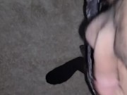 TAKE A STEP BACK SO I CAN SWING DICK