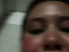 Sexxxxy Asian Girl Plays inside bathroom