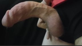 The monstrous power of grandpa in close up of horny cock.