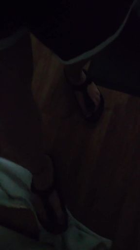 Birkenstocks and Nylon Feet in the Stairwell