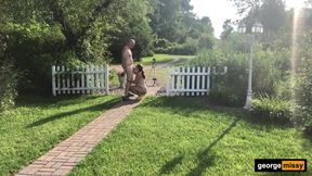 Dick Sucking Outdoors - Real Married Couple Missy and George