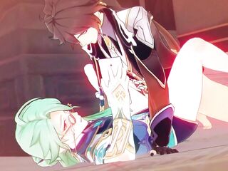 Zhongli x Baizhu - Genshin Impact (原神)