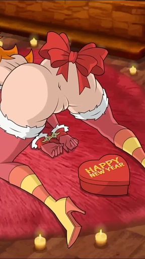 A Dick Before Christmas - Daisy has prepared some naughty fun when Santa comes in and spreads her cheeks