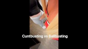 Ballbusting vs Cuntbusting