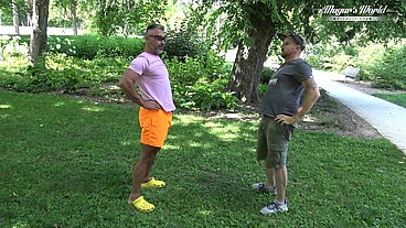 Behind The Scenes Of Threesome Sex With Busty Amuse De Bauche