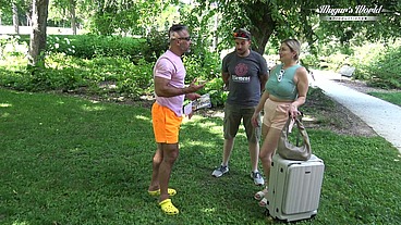 Behind The Scenes Of Threesome Sex With Busty Amuse De Bauche