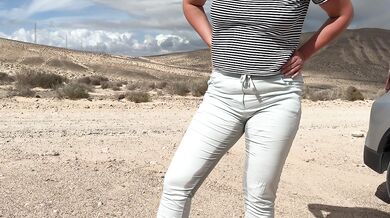 SUNSHINE_NUDE SHOCKS PUBLIC WITH URGENT OUTDOOR WETTING PANTS