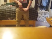 Straight Guy Fleshlight Jerk Cumshot