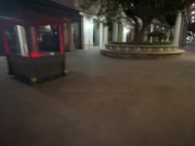 Crazy Clown Girl Gives Halloween Head in Abandoned Tunnel