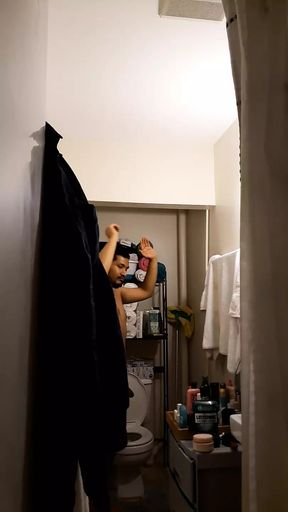 Ready for showering on Saturday Morning
