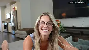 College Slut From Sex Dater Let Me Fuck On The First Night.... And Then She Made Me Cum Twice!!! With Petite Blonde