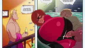 Hot MILF Futuristic Fuck Fest in The Incredibles Hentai Parody