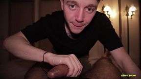 pov twink blowjob cum eating nico mucci sucking sweaty daddy camilo brown s big uncut cock