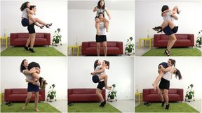 Lifting, Carrying, and Laughing: Petra & Nicole’s Playful Workout (MOBILE quality)