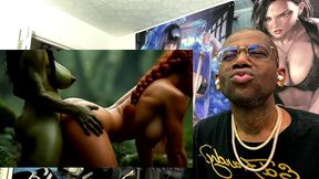 delicious big breast short stack cum shooting goblins getting their wet cocks fucked and deepthroated, ai generated