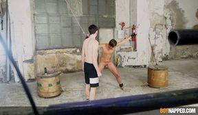 Kinky Sean Taylor uses hot wax to torment twink Jake Hunter