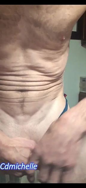 Crossdresser Michelle Found a Pair of Daughters Panties Laying on Laundry Room Floor Had to Try Them on on