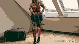 Diễn viên cosplay Wonder Woman người Đan Mạch được sử dụng như một con đĩ