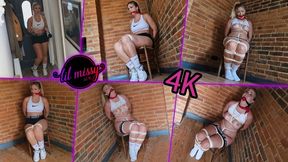 Lil Missy UK in Sweaty Runners Suprise Home Invasion 4K