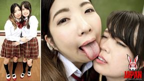 After-School Nose Licking & Mouth Scent Club - Tsubasa Ichimiya & Ako Maeda