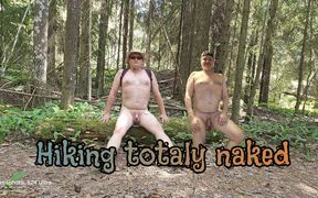 Naked Hike in Finnish Forrest