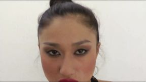 Asian babe loves big cock in ass in mouth