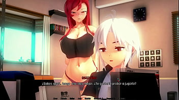 JUGANDO VIDEOJUEGOS CON MI COMPA&Ntilde_ERA DE CUATO SEMIDESNUDA AIRevolution