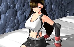 Gagged busty anime babe gets fucked