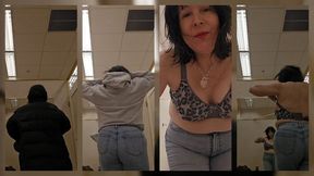 FASHION SHOW BRA FITTING IN DRESSING ROOM AND MORE