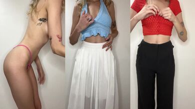 Step Sis Tries On Outfits For Step Bro