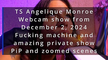 TS Angelique Monroe - Webcam show from December 2, 2024