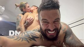 That delicious sex feeling the pounding until the end in the ass and in the pussy in the hair until cumming together!