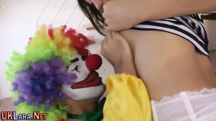 Stockings ho clown fucked