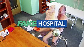 Faux agent stellar busty model Kaisa Nord strewn with cum