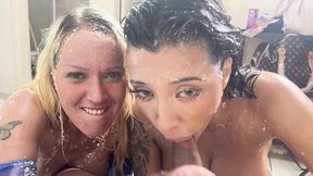 amateur extreme vol 2 with vitoria beatriz and larissa leite sharing their fantasy about pk and piss drinking. full scene pov style