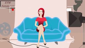 Mesmerized Waitress is posed and Humiliated