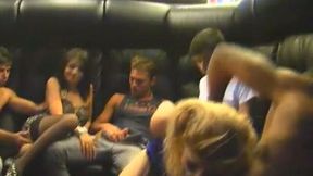 Crazy Russian students arrange group sex party in a sauna