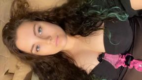 Big Dildo Masturbation to Real Orgasm