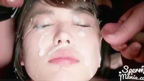 Yui Kawagoe Jav Star Takes Hot Cum Shower Then Spreads Wide