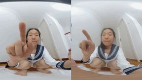 3DVR180 The charming busty lady LELE has captured your heart and is demanding foot worship