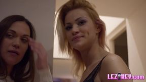 Behind the Scenes of an Intimate Lesbian Shoot with Two Gorgeous Performers