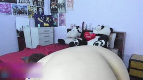 Belen Argentina BBW with a Big Ass Enjoying Anal and Trying the Taste of Her Dirty Dildo