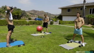 Twunks Michael DelRay &amp; Scott Finn Flip Flop Raw After Workout - NextDoorStudios