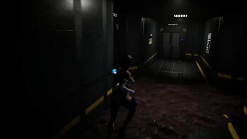 Ada Wong was suddenly fucked by a huge monster who laid eggs in her pussy