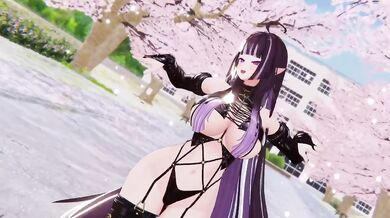 KPop Feel Special Nude MMD Hentai Elf VTuber Strip Dance