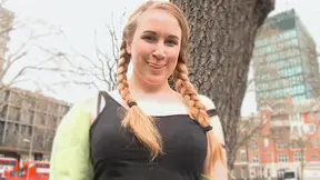 Anna Darling Teases Outdoors Fingering Her Juicy Pussy Publicly