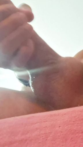 I love playing with my huge dick until I cum.