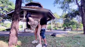 Take a video of fucking a beautiful girl in a park